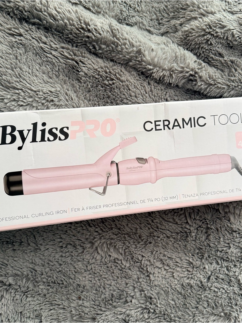 BaByliss Pink Ceramic Curling Iron - 1.25"